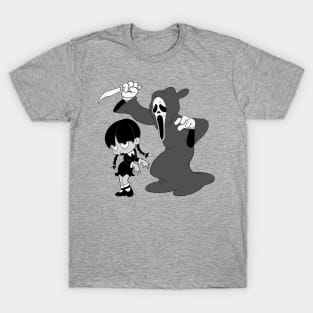 Scream Horror 1930s rubberhose style Cuphead T-Shirt